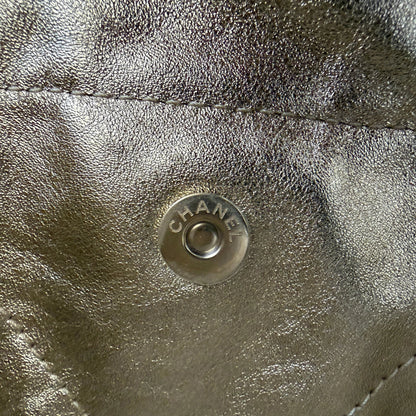 Chanel 22 mittelgroße Hobo Bag gold, goldene Hardware Fullset / sehr gut Chanel