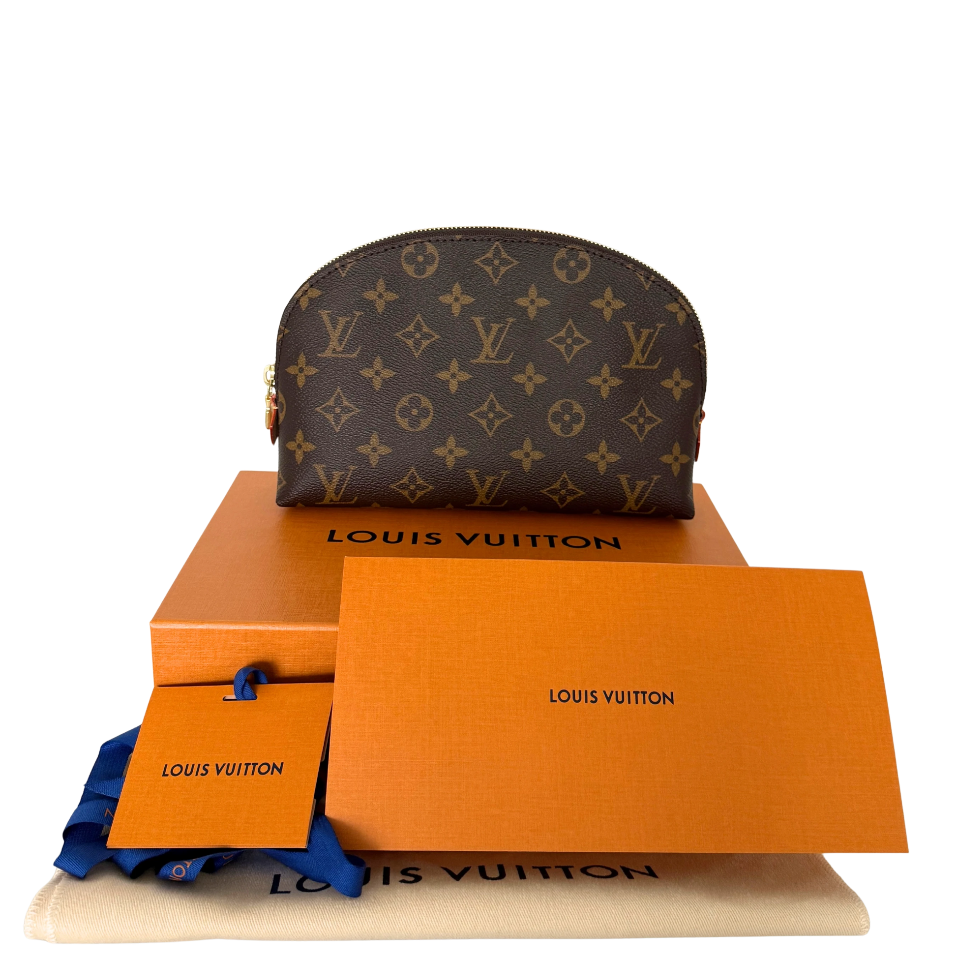 Louis Vuitton Cosmetic Pouch MM M46579 Braun / neuwertig Louis Vuitton