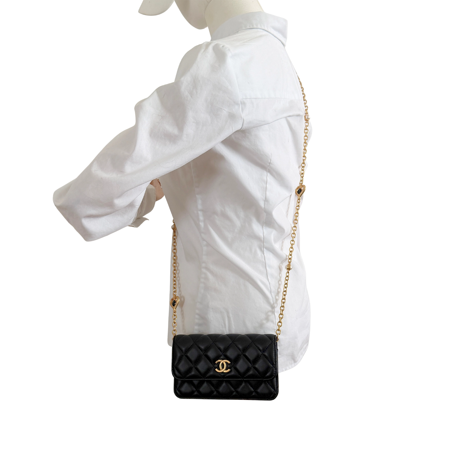 Chanel Wallet on Chain Phone Holder on Chain limited Edition Fullset / neuwertig Chanel