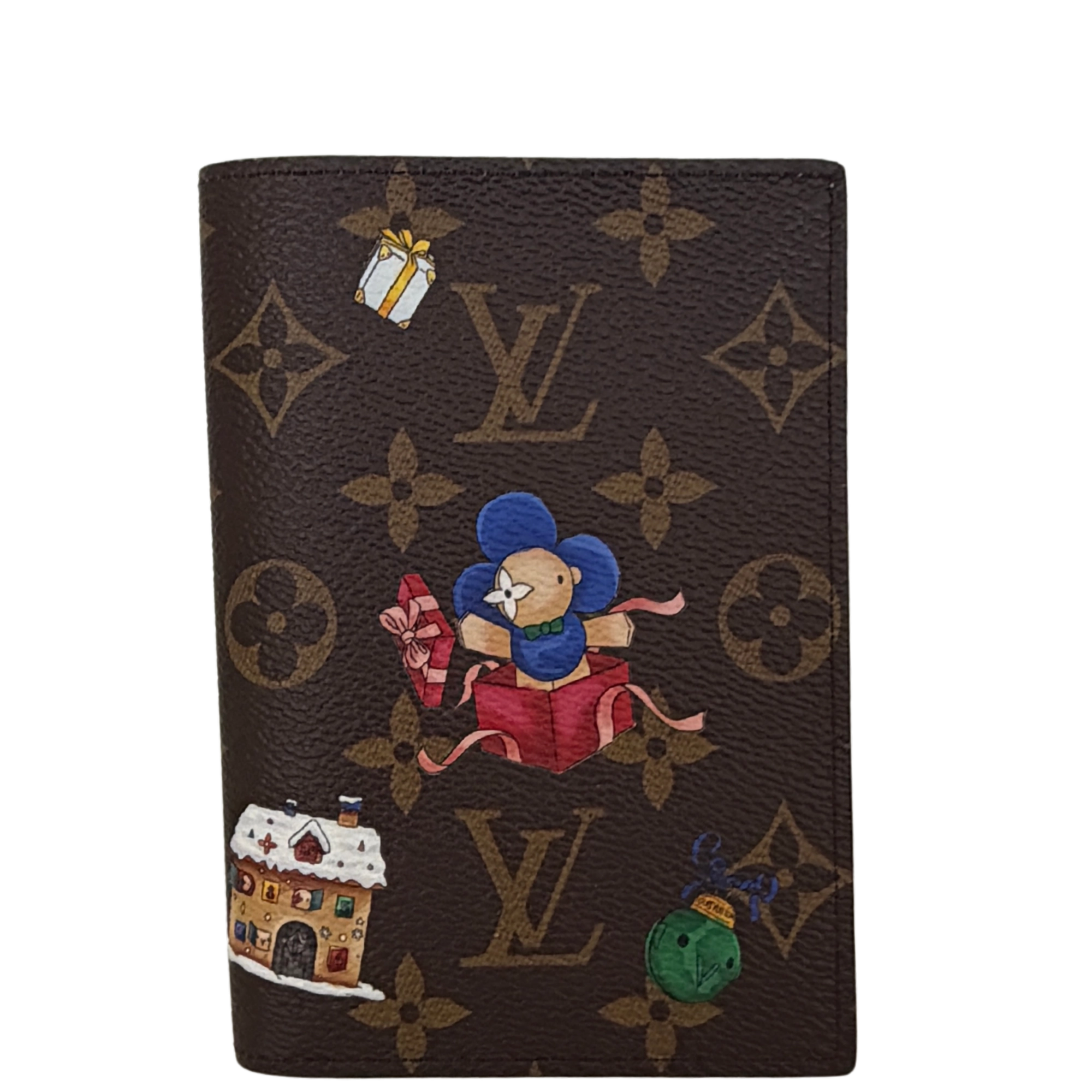 Louis Vuitton Vivienne 2025 Passport Cover Monogram Iced Gold Fullset / neuwertig Louis Vuitton