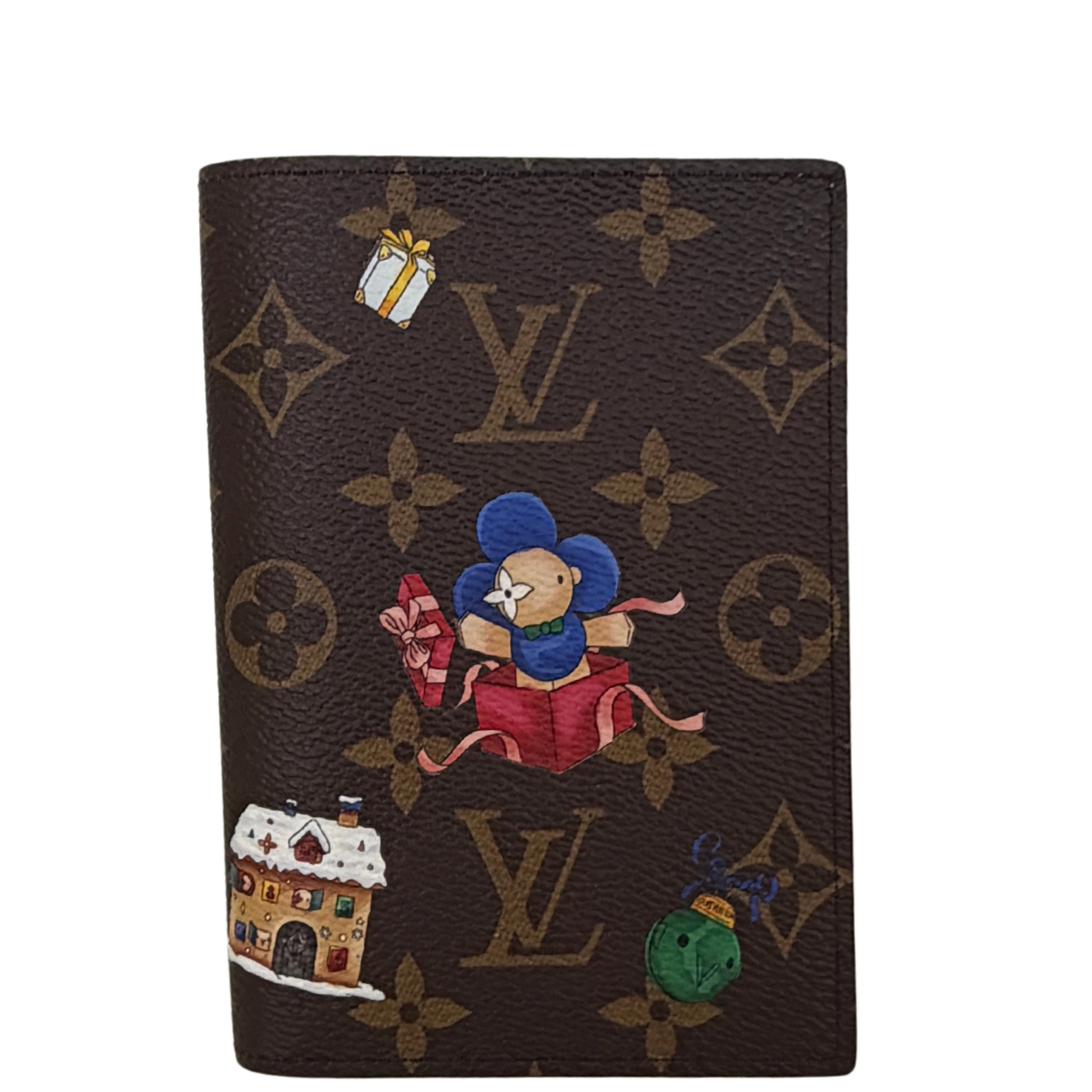 Louis Vuitton Vivienne 2025 Passport Cover Monogram Iced Gold Fullset / neuwertig Louis Vuitton