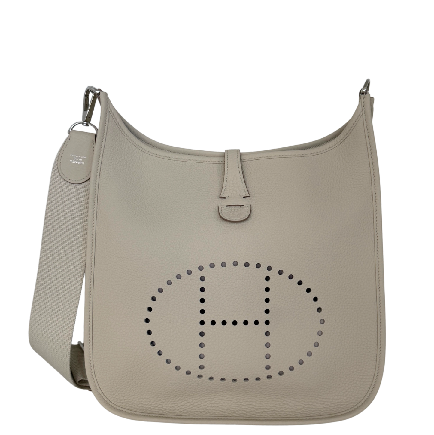Hermès Evelyne III 29 Clemence Leder béton Paladium Hardware Fullset  2024/ neuwertig Hermès