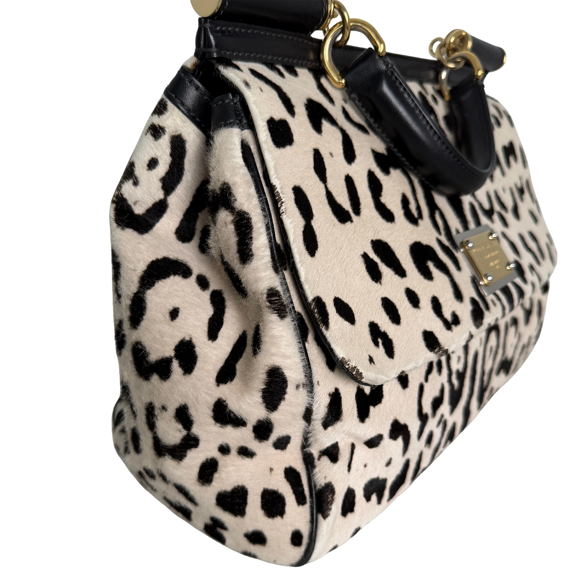 Dolce & Gabbana Miss Sicily Leopard Muster Pferdehaar / gut Dolce & Gabbana