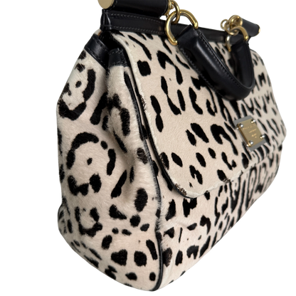 Dolce & Gabbana Miss Sicily Leopard Muster Pferdehaar / gut Dolce & Gabbana