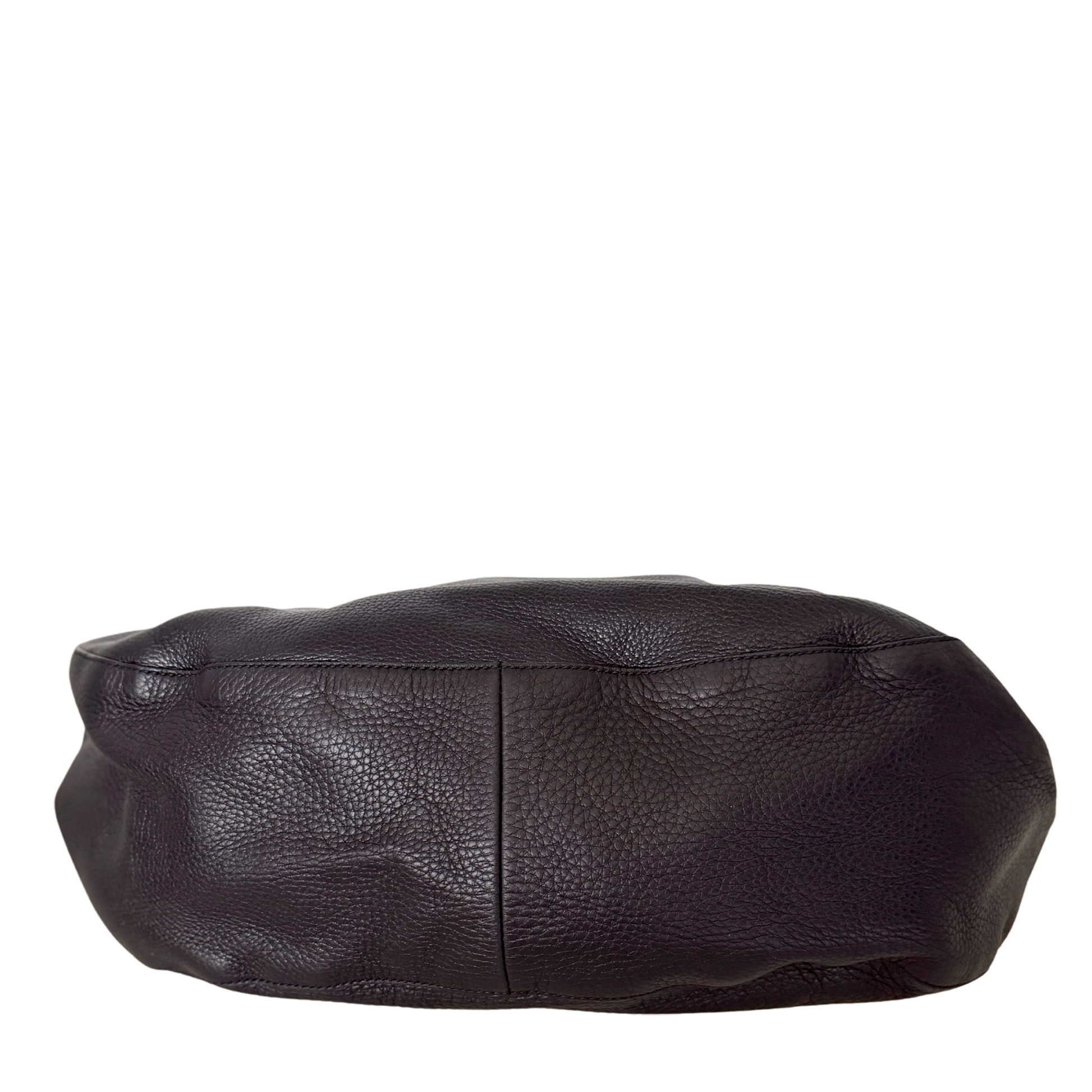 Gucci Kalbsleder Tote Bag schwarz goldene Hardware / sehr gut Gucci