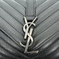 Saint Laurent YSL College Medium Handtasche schwarz Leder / sehr gut