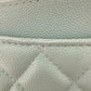 Chanel Double Zip Wallet on Chain light blue 2020 / sehr gut Echtheitscheck