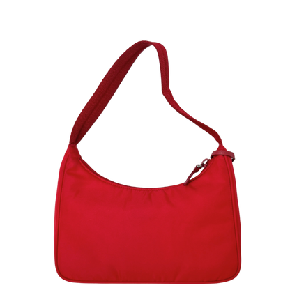 Prada Re-Edition 2000 Mini Bag rot Fullset / sehr gut Prada