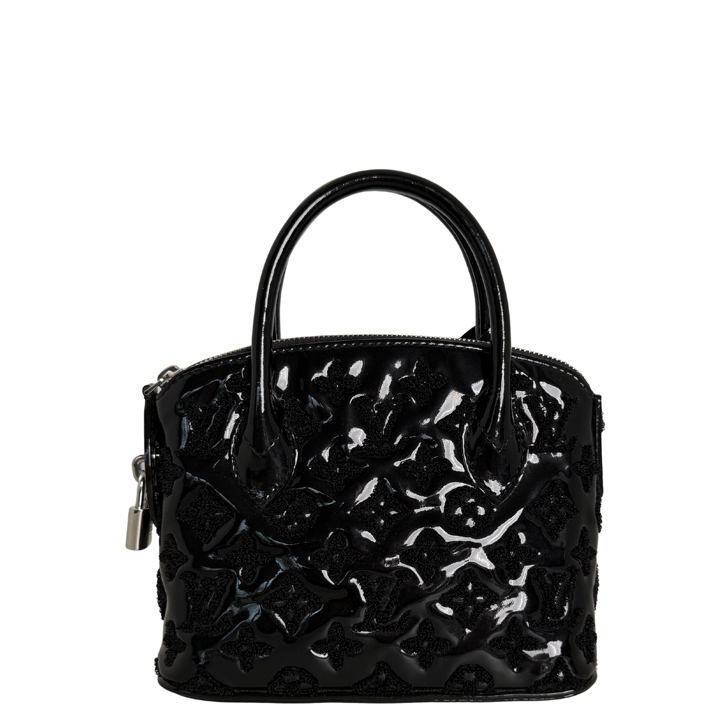 Louis Vuitton Lockit BB Bag Limited Edition 2012 Lackleder schwarz / sehr gut Louis Vuitton