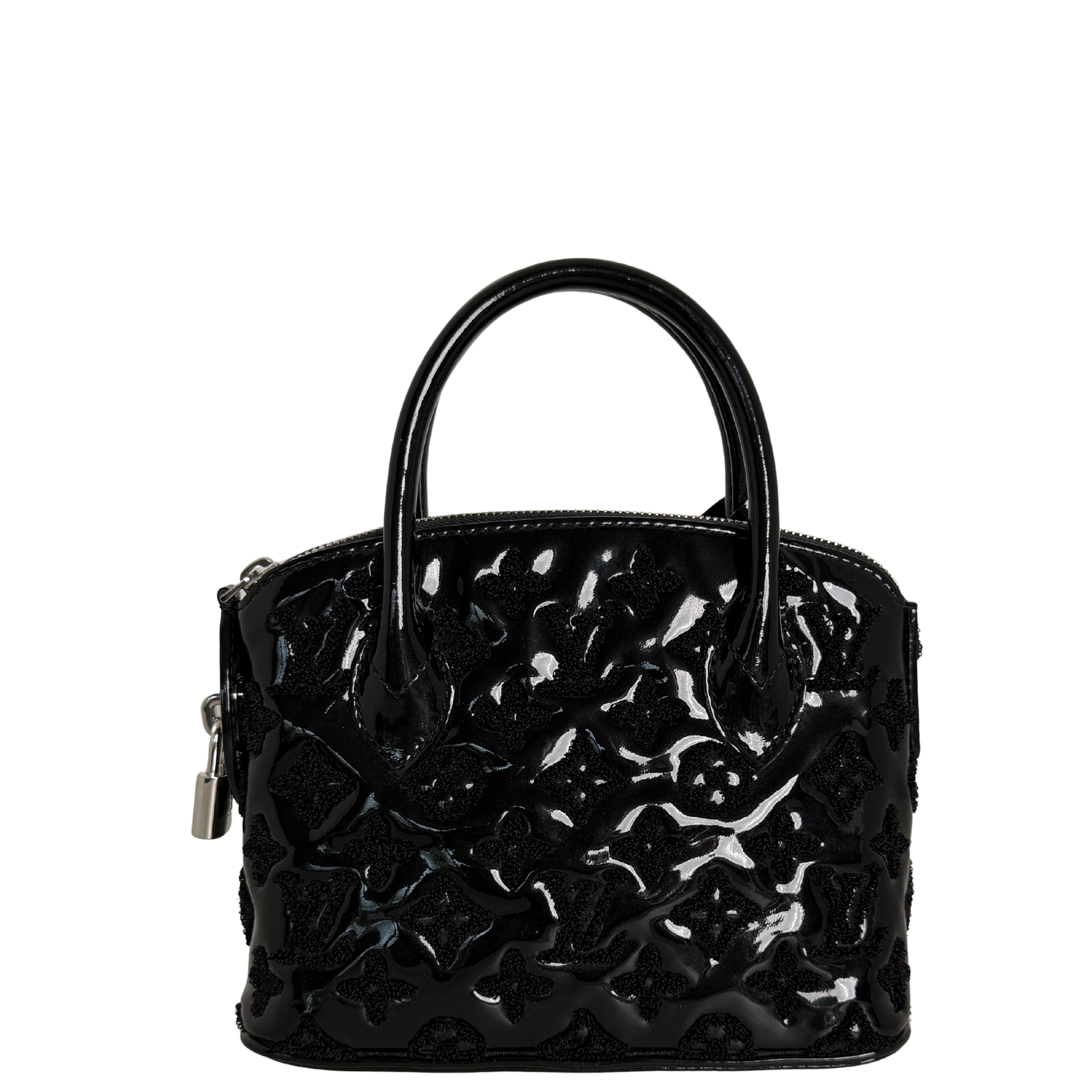 Louis Vuitton Lockit BB Bag Limited Edition 2012 Lackleder schwarz / sehr gut Louis Vuitton