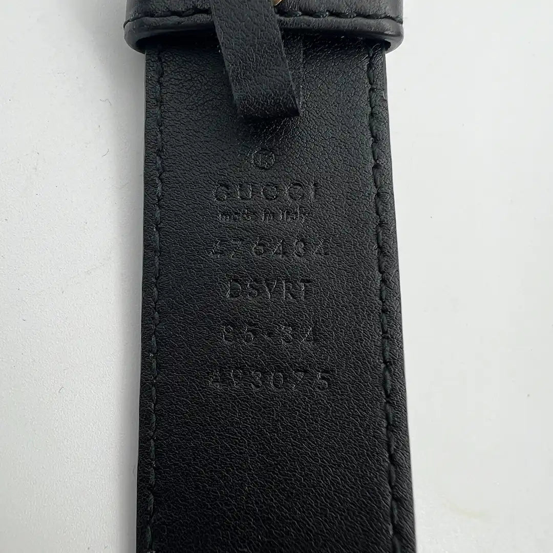 Gucci GG Marmont Gürteltasche Bag Belt schwarz Leder / sehr gut Gucci