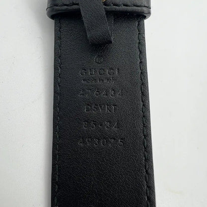 Gucci GG Marmont Gürteltasche Bag Belt schwarz Leder / sehr gut Gucci