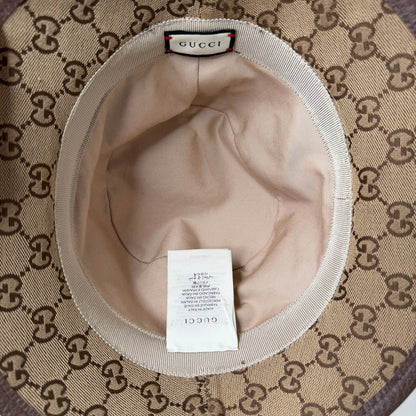 Gucci beige GG Canvas Hut Größe S 57cm / neuwertig Gucci
