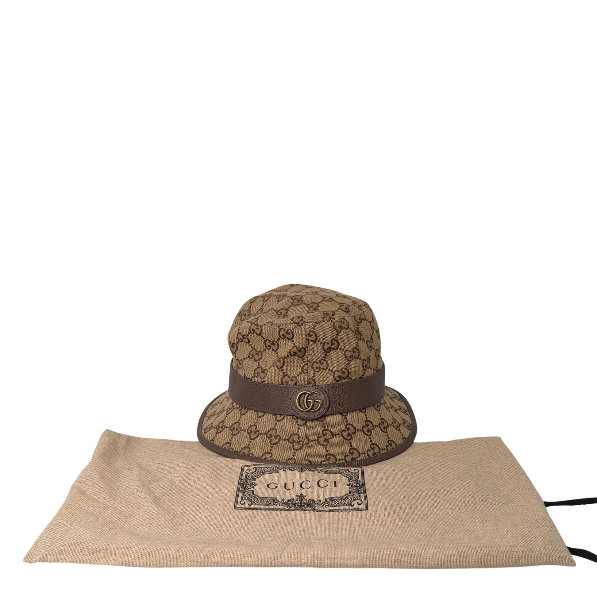 Gucci beige GG Canvas Hut Größe S 57cm / neuwertig Gucci