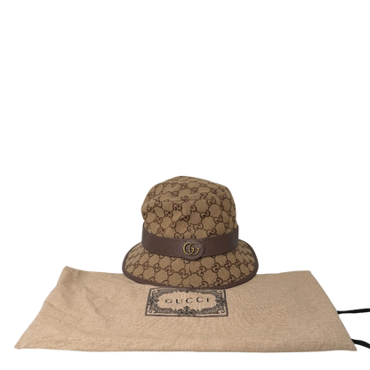 Gucci beige GG Canvas Hut Größe S 57cm / neuwertig Gucci