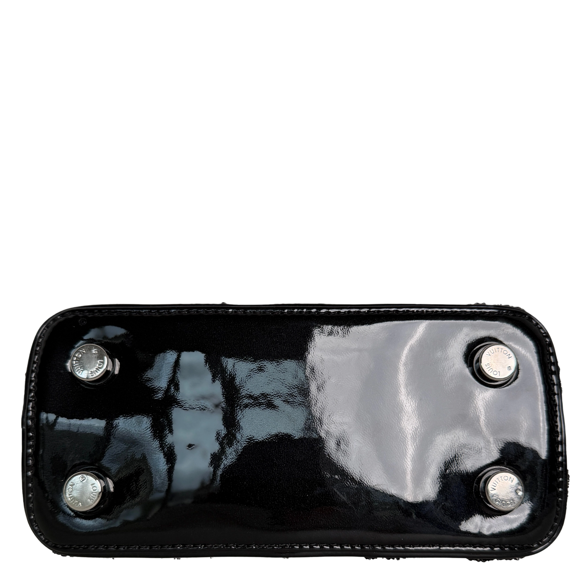Louis Vuitton Lockit BB Bag Limited Edition 2012 Lackleder schwarz / sehr gut Louis Vuitton