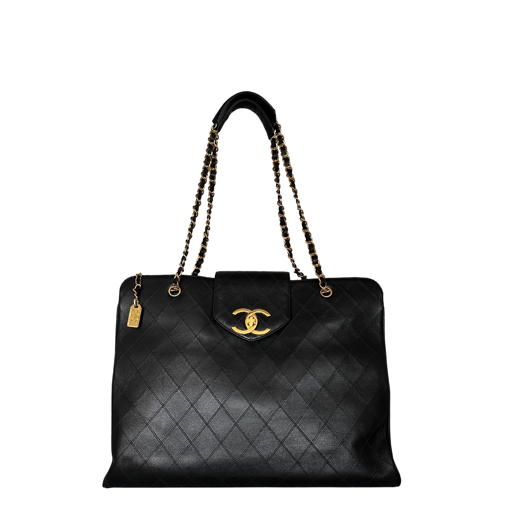 Chanel Supermodel Weekender Vintage 24k vergoldet mit ID Card / Invest / sehr gut Chanel