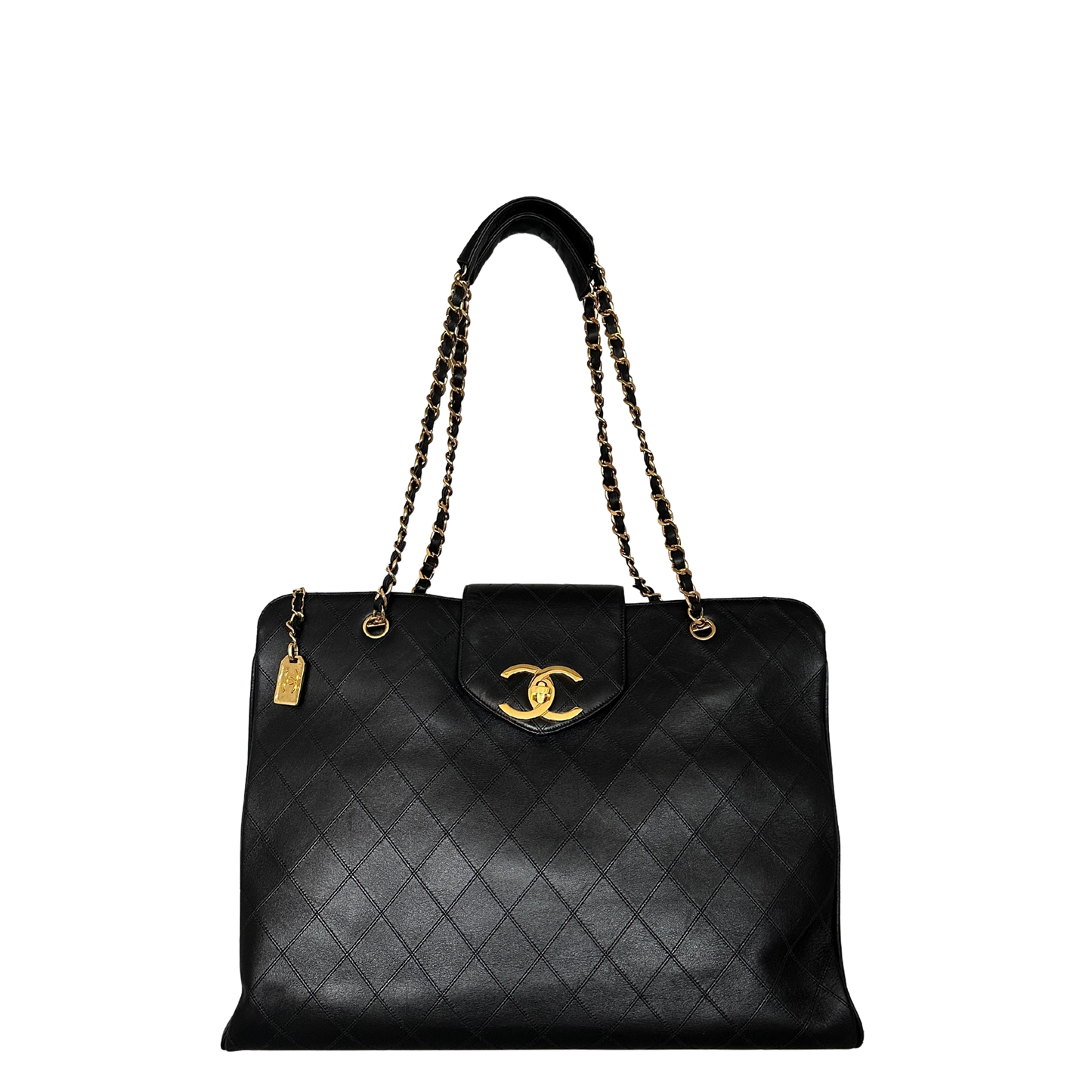 Chanel Supermodel Weekender Vintage 24k vergoldet mit ID Card / Invest / sehr gut Chanel
