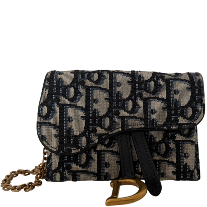 Christian Dior Nano Saddle Crossybody Belt Pochette Oblique / sehr gut Dior