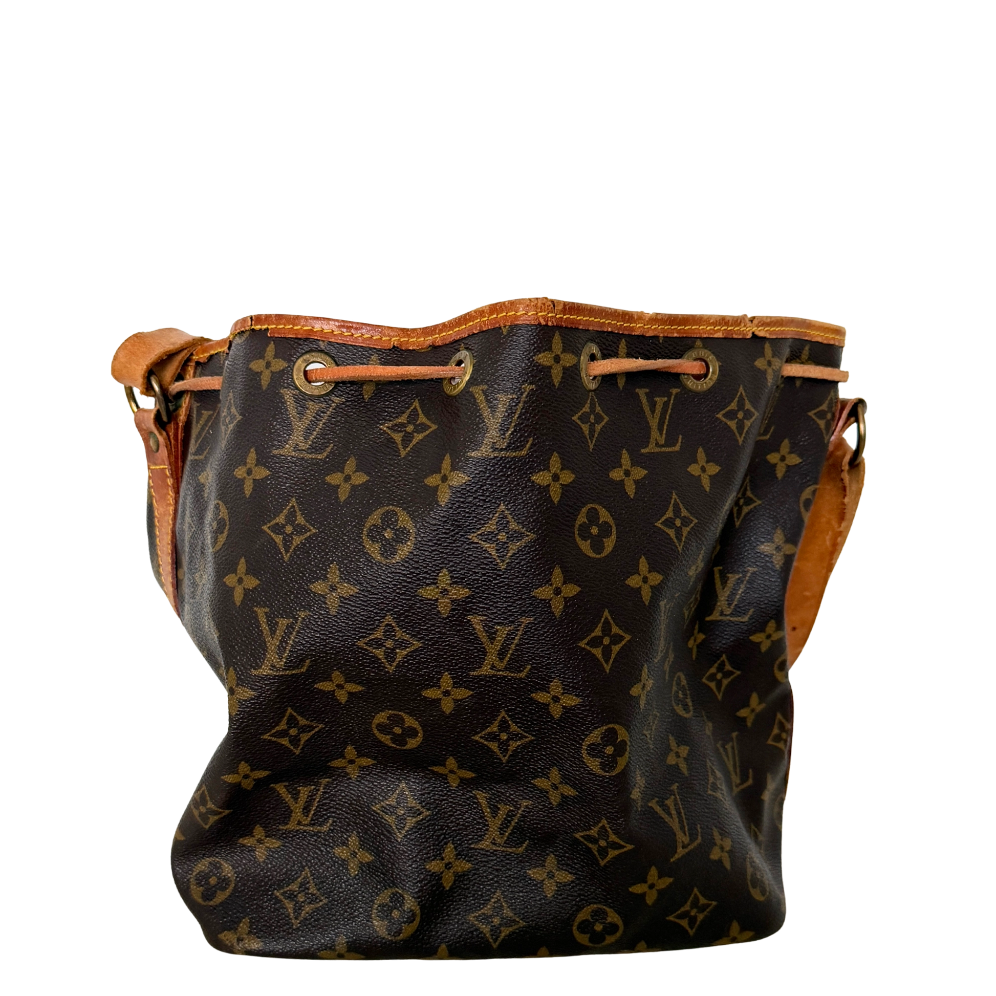 Louis Vuitton Petit Sac Noé Monogram Canvas Braun / akzeptabel Louis Vuitton