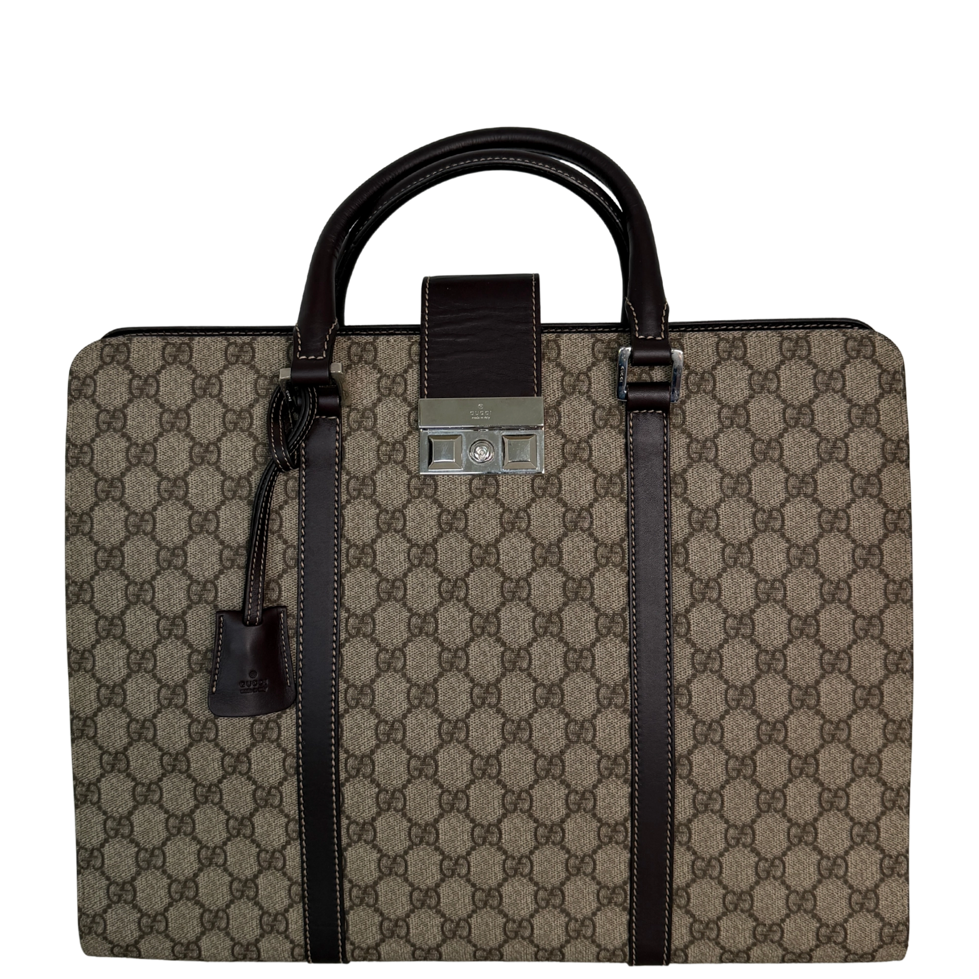 Gucci GG Supreme Business Laptop Bag / gut Gucci