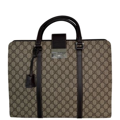 Gucci GG Supreme Business Laptop Bag / gut Gucci
