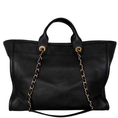 Chanel Deauville Leder Multicolor Tote Bag / sehr gut Chanel
