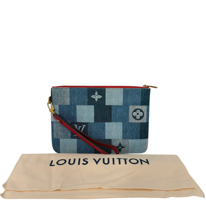 Louis Vuitton City Pouch Denim M68761 / sehr gut Louis Vuitton