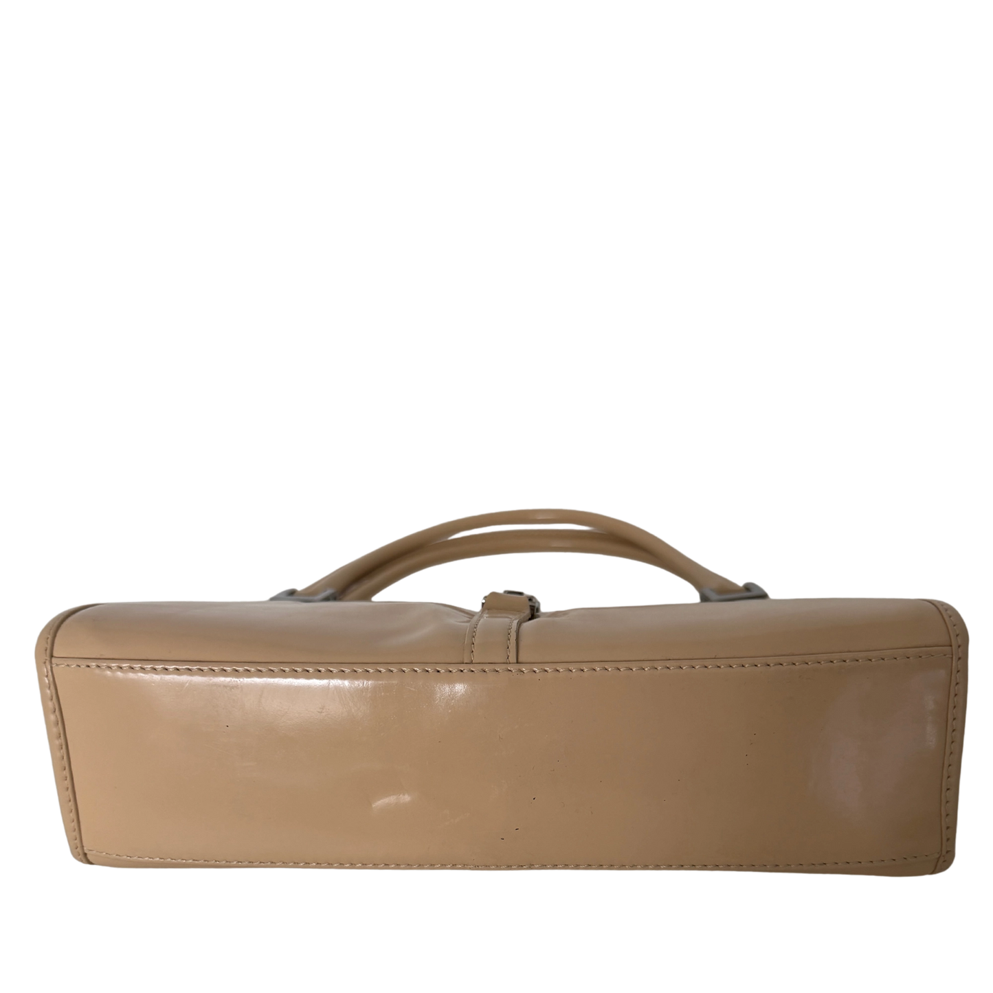 Gucci Jackie Schultertasche Lackleder beige / sehr gut Gucci