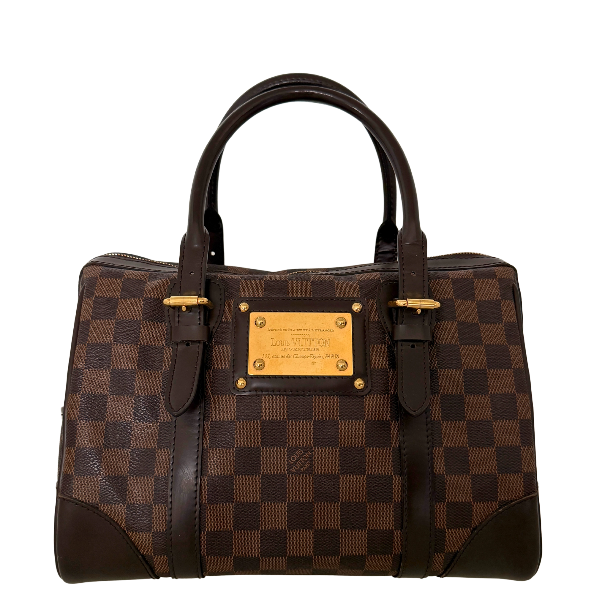 Louis Vuitton Berkeley Damier Ebene Handtasche / gut Louis Vuitton