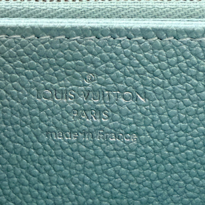 Louis Vuitton Zippy Shimmery Empreinte Monogram M12680 Azul Frost Fullset / neuwertig Louis Vuitton