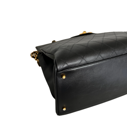 Chanel Supermodel Weekender Vintage 24k vergoldet mit ID Card / Invest / sehr gut Chanel