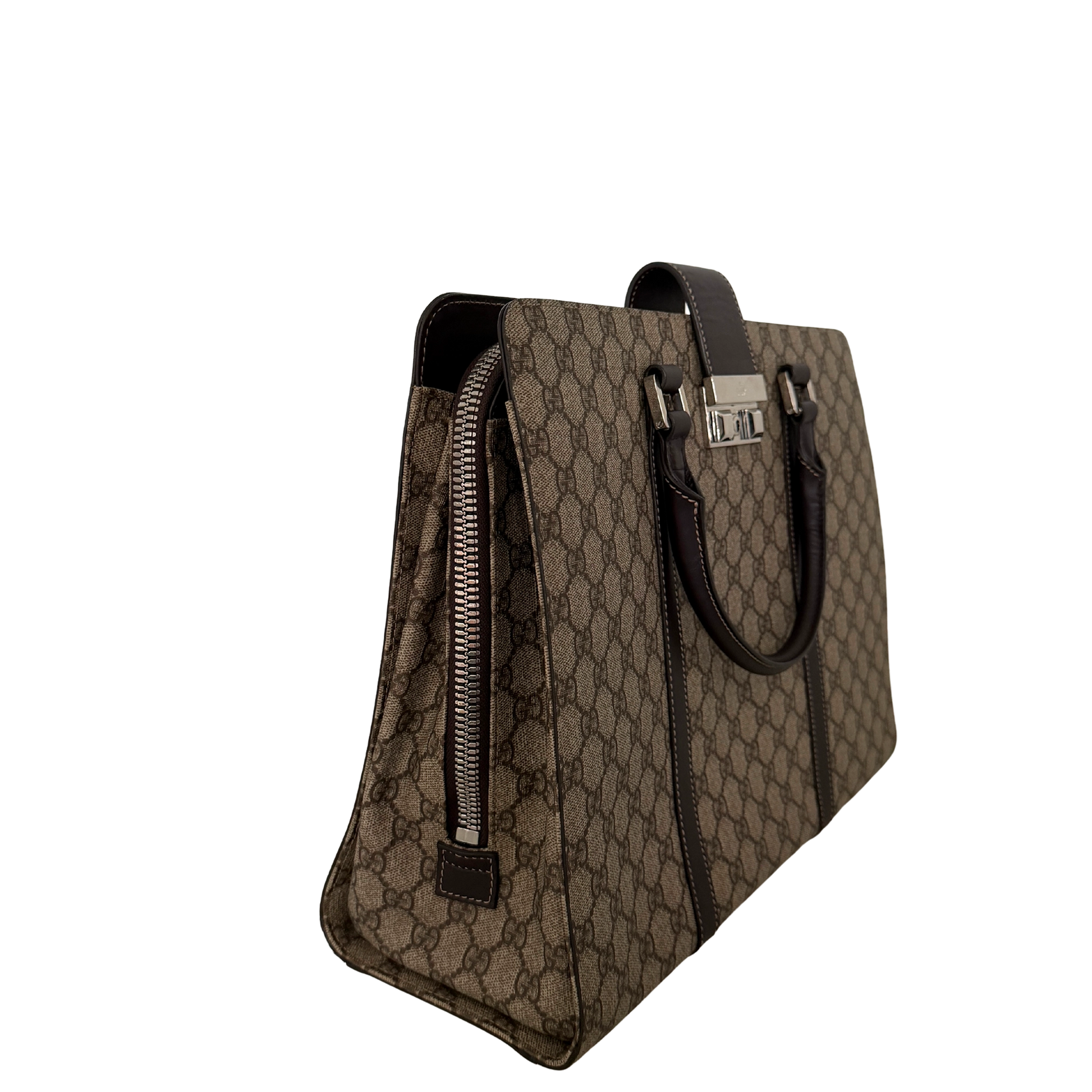 Gucci GG Supreme Business Laptop Bag / gut Gucci