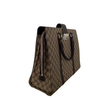 Gucci GG Supreme Business Laptop Bag / gut Gucci
