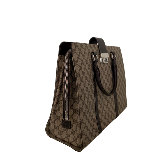 Gucci GG Supreme Business Laptop Bag / gut Gucci