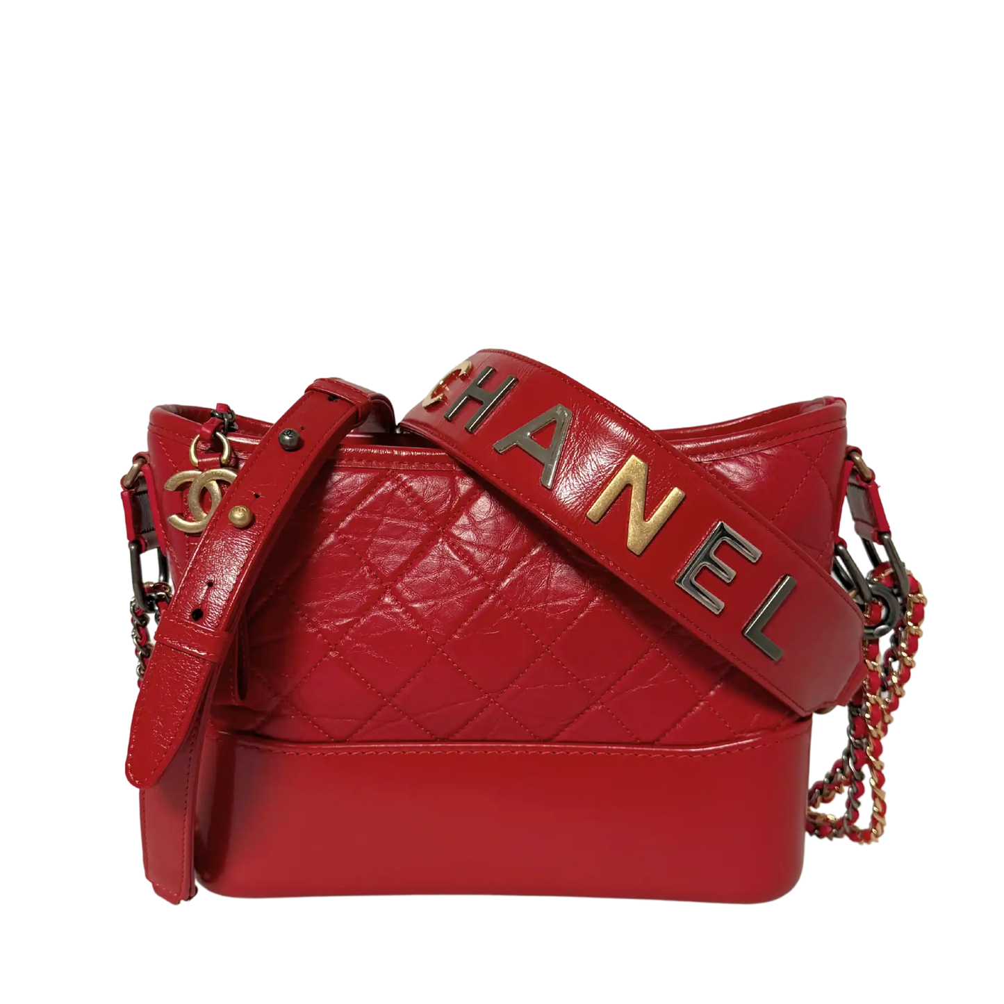 Chanel Gabrielle Small Hobo Bag rot 2020 Fullset / Sehr gut Chanel