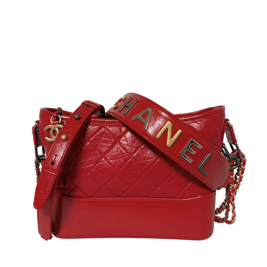 Chanel Gabrielle Small Hobo Bag rot 2020 Fullset / Sehr gut Chanel