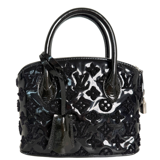Louis Vuitton Lockit BB Bag Limited Edition 2012 Lackleder schwarz / sehr gut Louis Vuitton