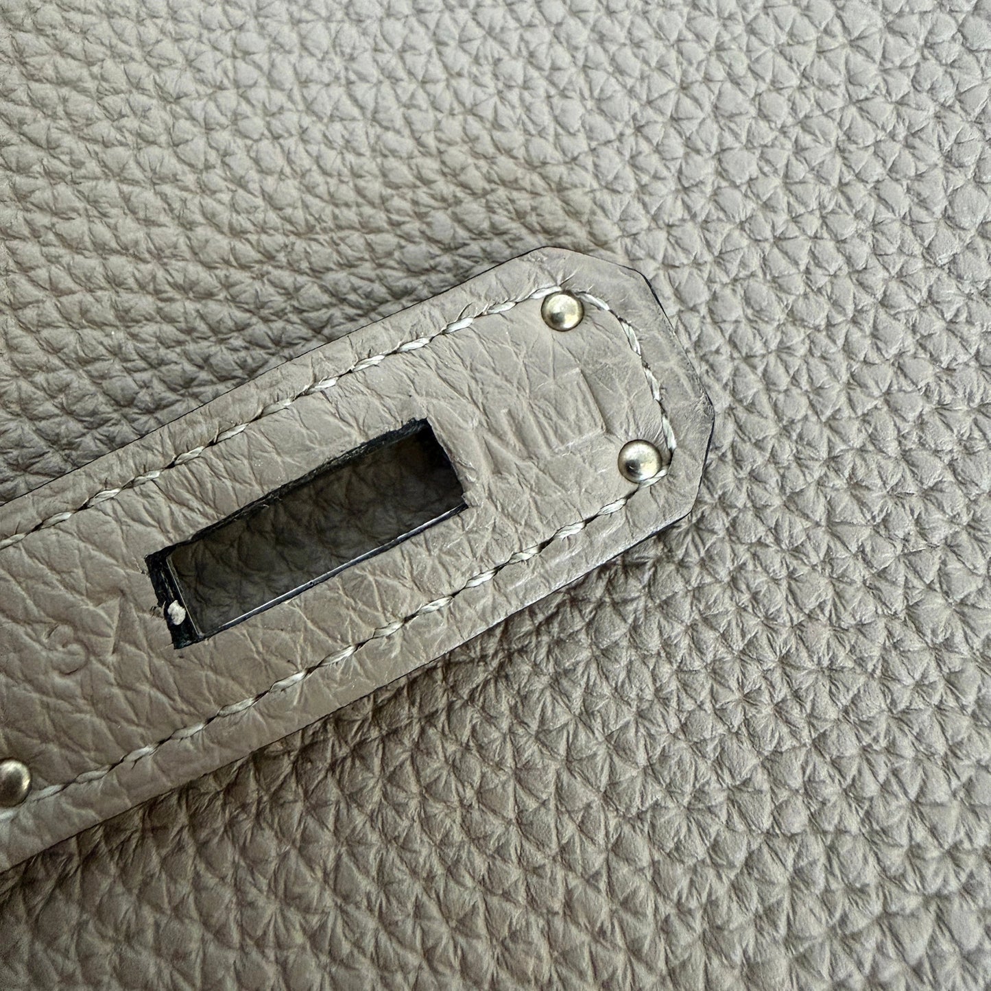 Hermès Kelly 35 Togo Leder Gris Tourterelle / sehr gut Echtheitscheck