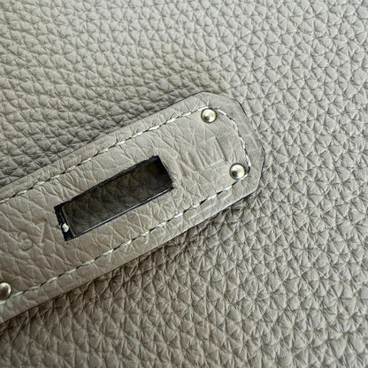 Hermès Kelly 35 Togo Leder Gris Tourterelle / sehr gut Echtheitscheck
