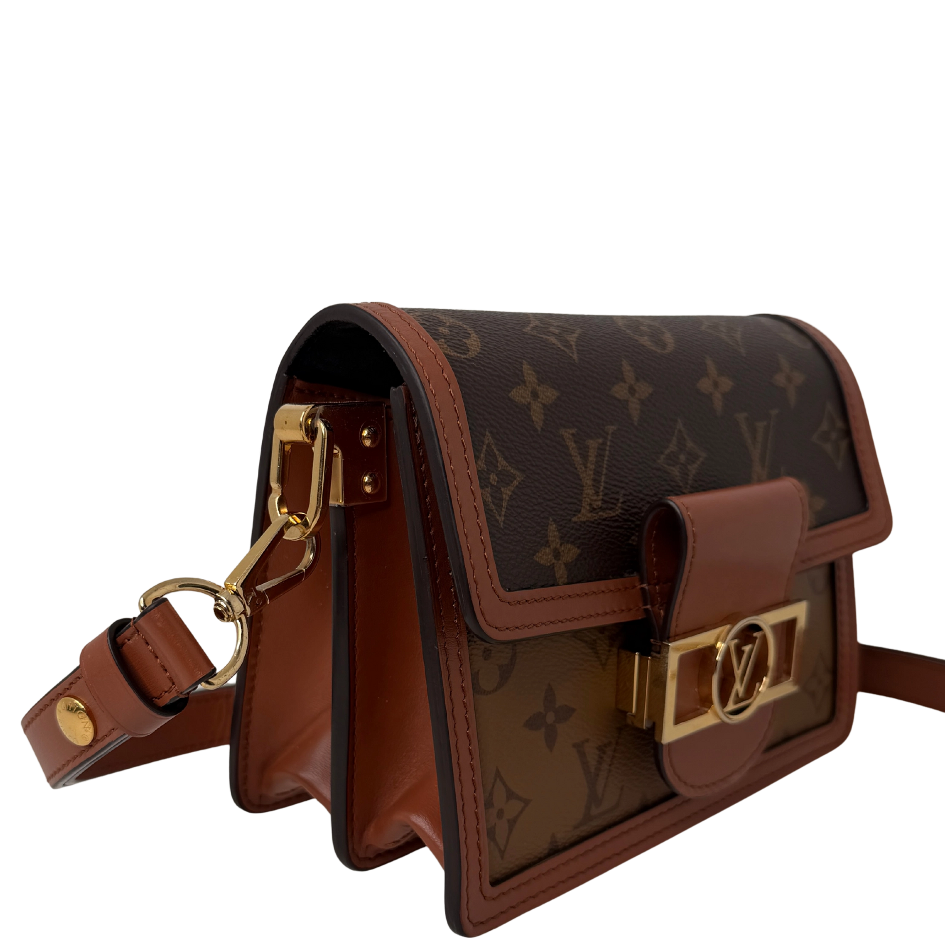 Louis Vuitton Mini Dauphine Monogram Reverse Canvas Fullset / sehr gut Louis Vuitton