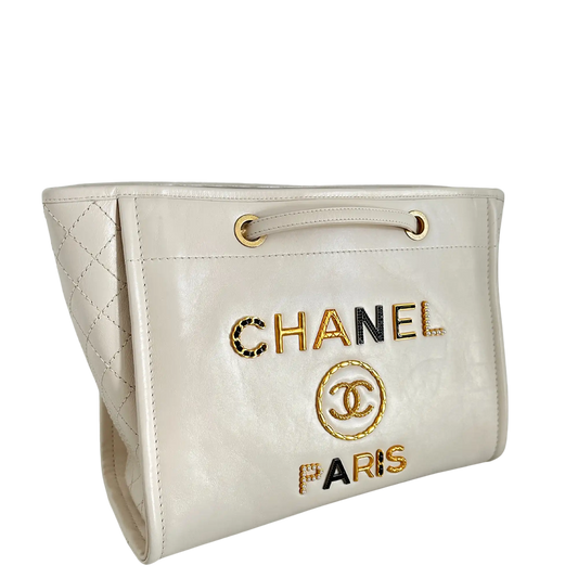 Chanel Deauville Charms Small aged Calfskin 2021 / sehr gut Chanel