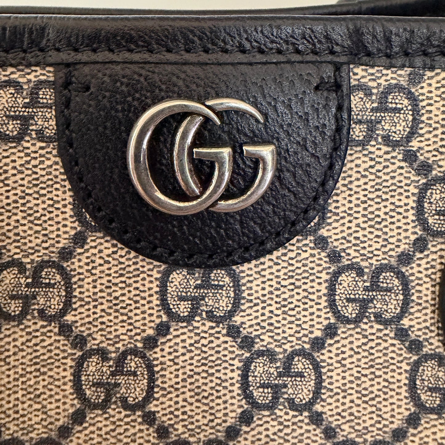 Gucci Ophidia GG Supreme Small Shopper beige Fullset / neuwertig Gucci