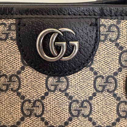 Gucci Ophidia GG Supreme Small Shopper beige Fullset / neuwertig Gucci