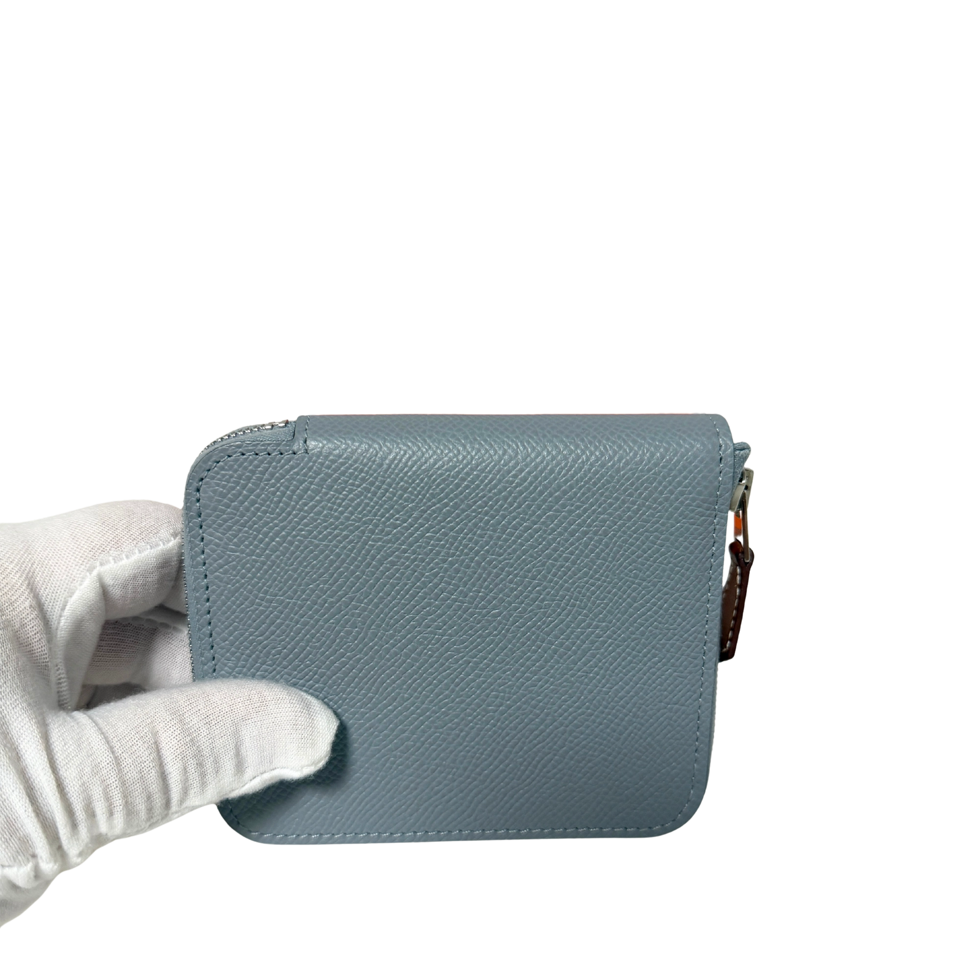 Hermès Portemonnaie Silk'In Kalbsleder / neuwertig Hermès