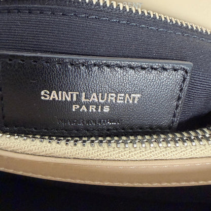 Saint Laurent YSL LouLou Medium Leder beige silber Hardware / sehr gut Saint Laurent