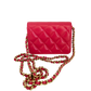 Chanel Mini Wallet on Chain rosa apricot selten / ungetragen Chanel