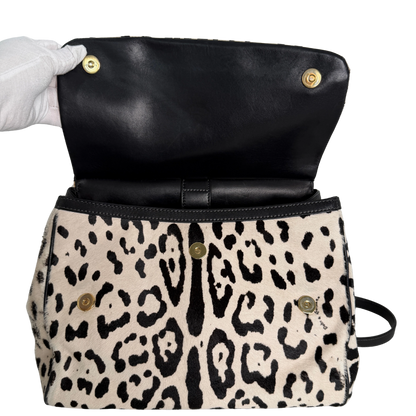 Dolce & Gabbana Miss Sicily Leopard Muster Pferdehaar / gut Dolce & Gabbana