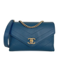 Chanel Chevron Coco Waist Bag  blau / sehr gut Echtheitscheck