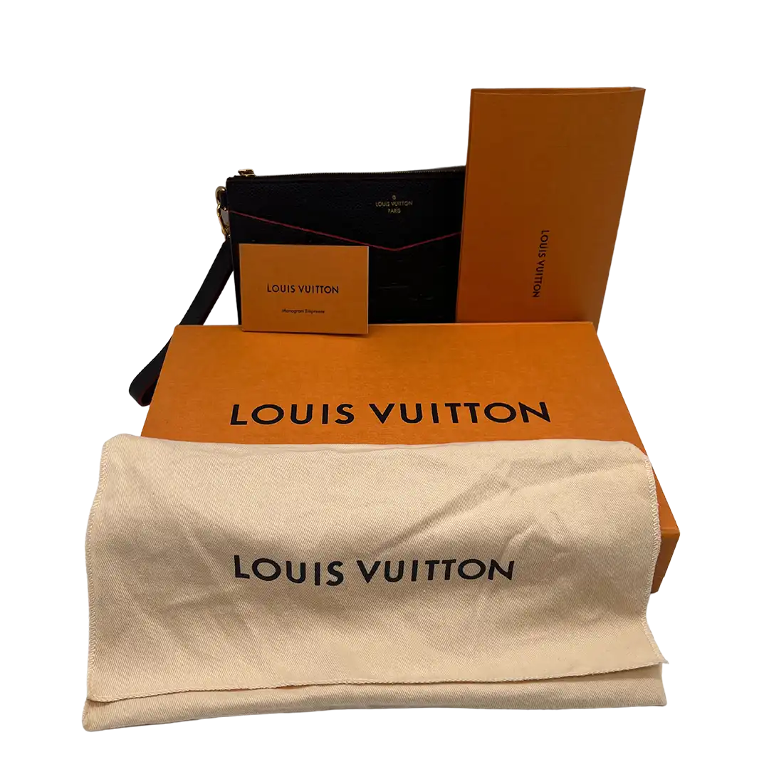Louis Vuitton Monogram Empreinte Melanie MM Pochette, Louis Vuitton  Handbags